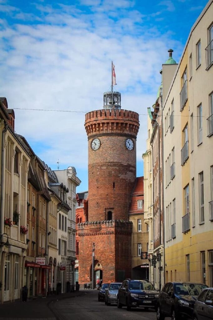 Spremberger Tower is one of the main sights in Cottbus Ols Town