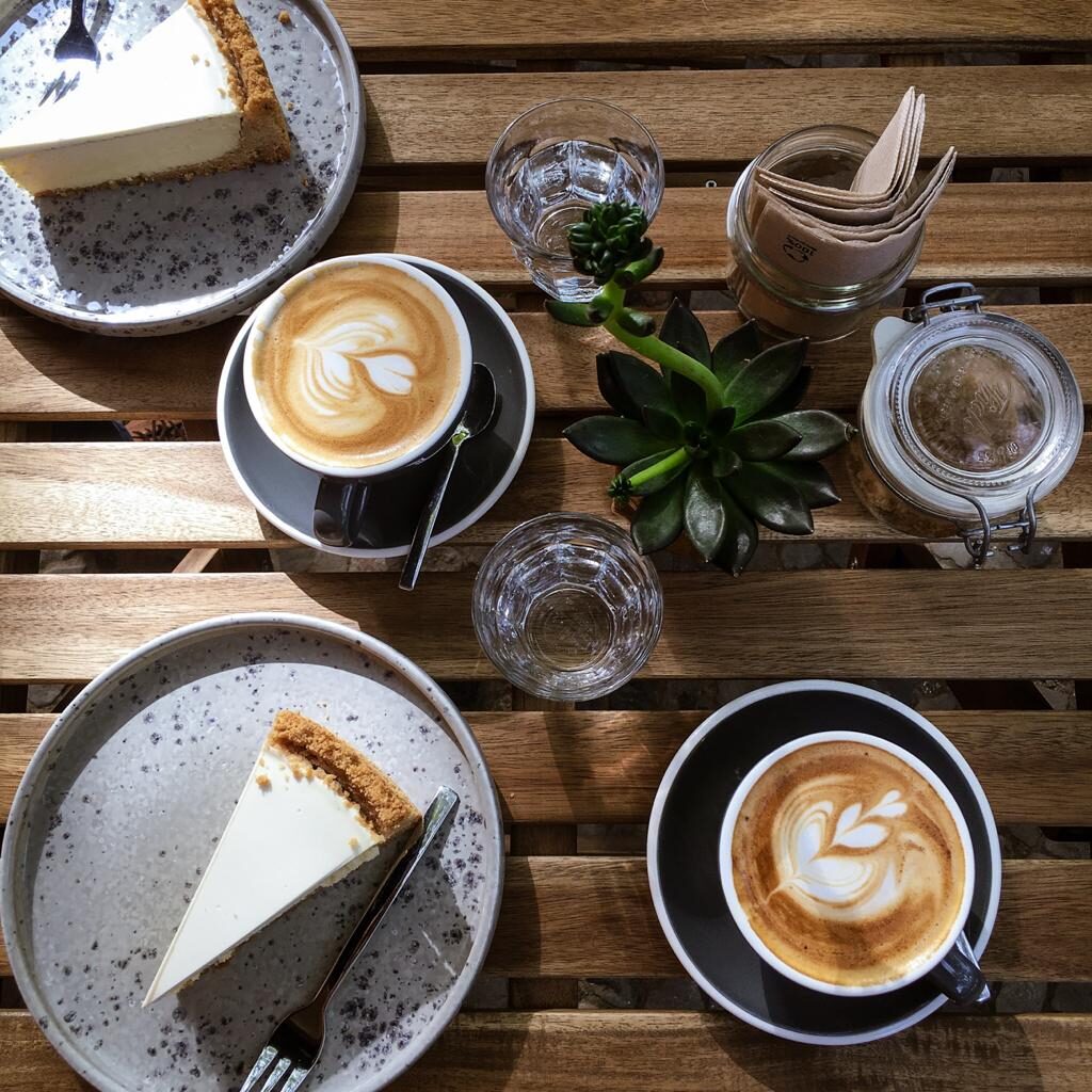 Five Elephants in Berlin serves delicious cheesecake and some of the best coffee in Berlin