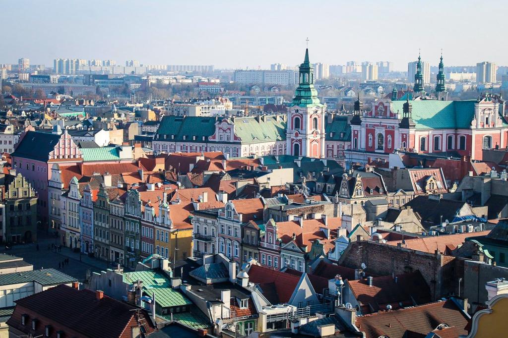 Things to do in Poznan: enjoy the view from the castle tower