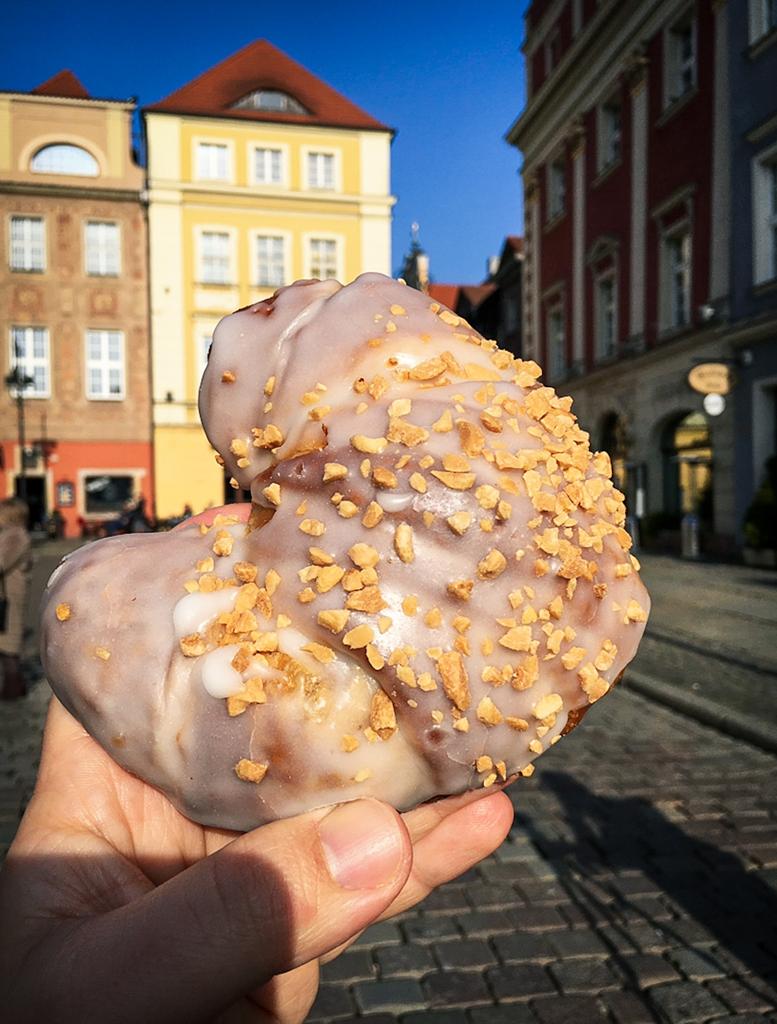 croissant is one of traditional pastries in Poznan