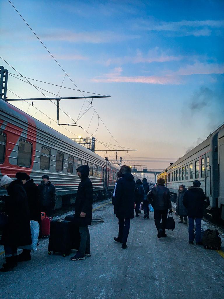 Trans-Siberian Railway Trip in the winter