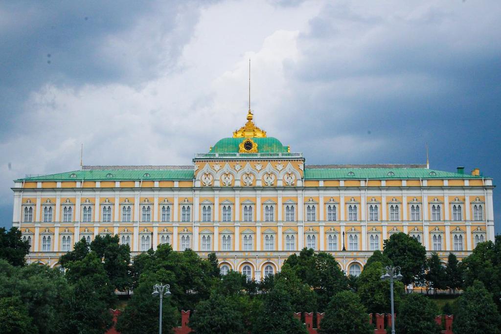 One of the palaces in the Kremlin in Moscow
