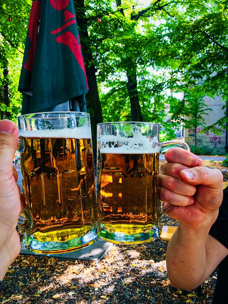 Beer garden in Berlin