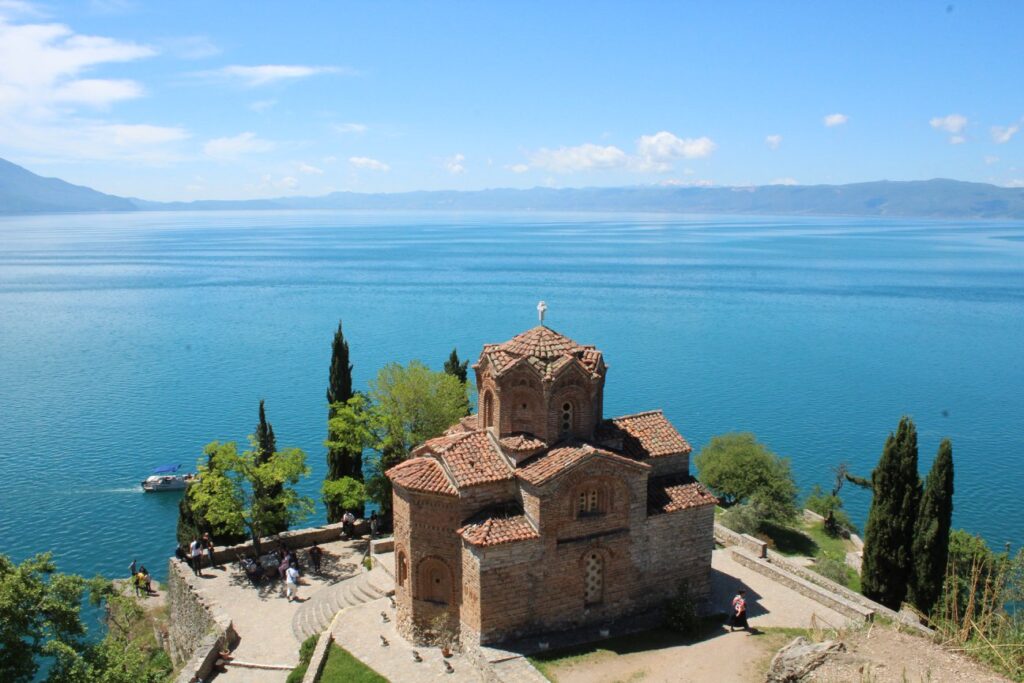 Summer in Europe by Lake Ohrid