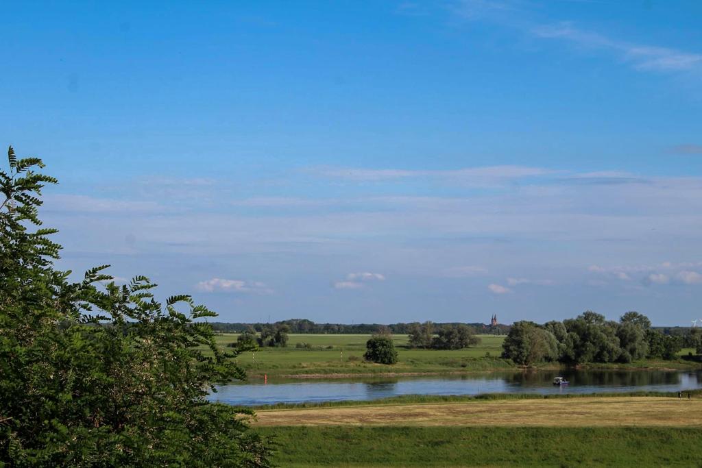 Biking in Germany: Elbe River