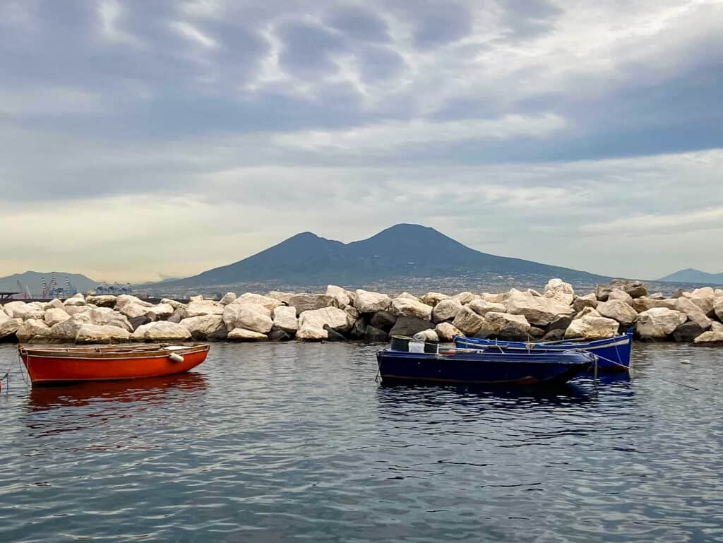 Stunning views from Lungomare di Napoli 