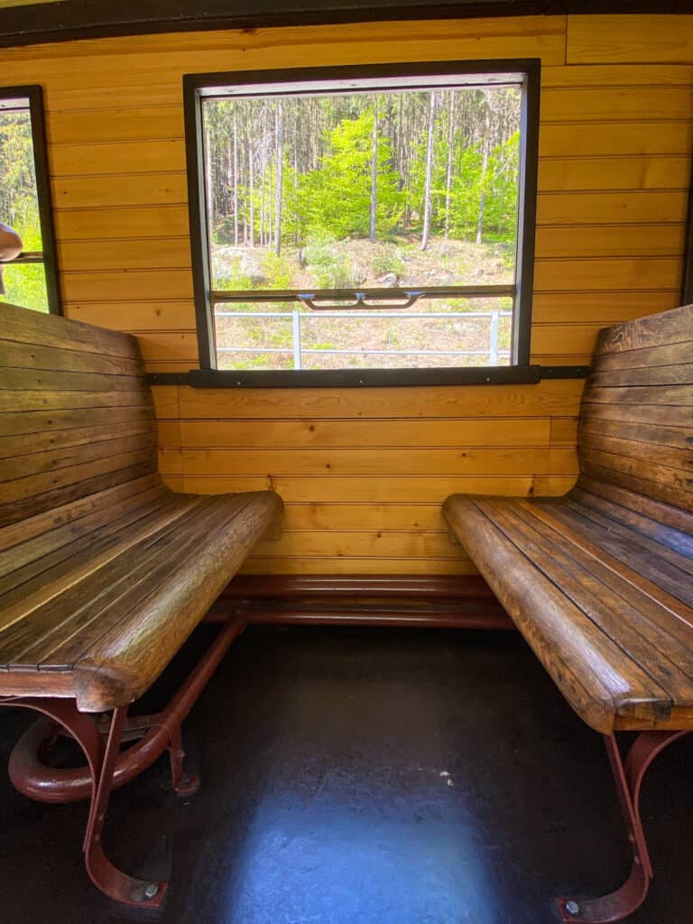 Interior on the Zittauer Schmalspurbahn