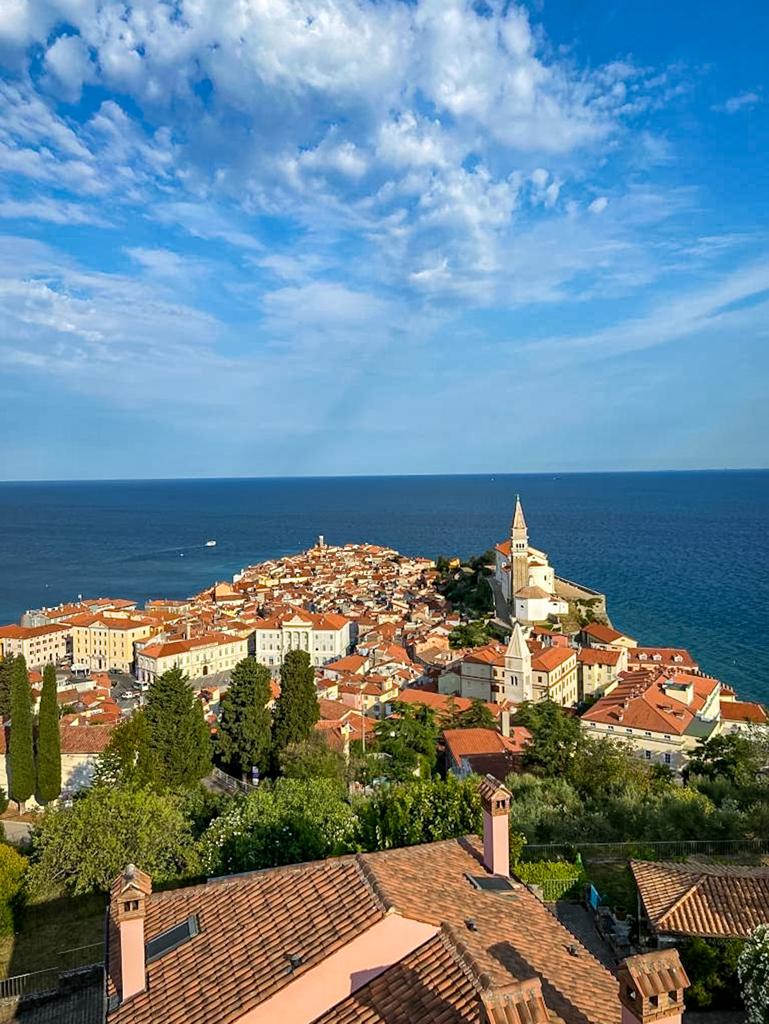 Things to do in Piran: get the view from the walls of Piran