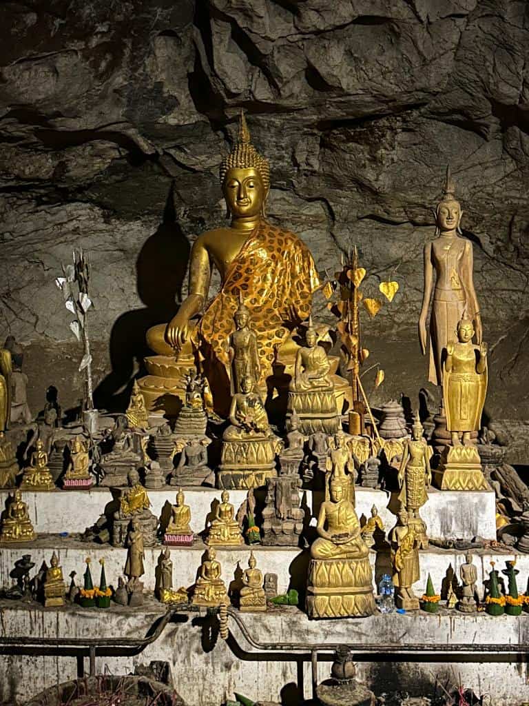 Pak Ou Caves outside Luang Prabang